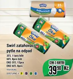 Tamda Foods Swirl zatahovací pytle na odpad nabídka