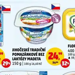 Penny Market Jihočeské tradiční pomazánkové bez laktózy madeta nabídka