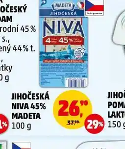 Penny Market Jihočeská niva 45% madeta nabídka