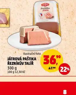 Penny Market Játrová paštika nabídka