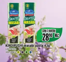 Tamda Foods KINJIRUSHI wasabi pasta nabídka