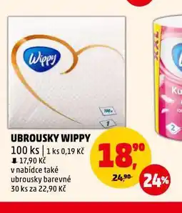 Penny Market Wippy ubrousky nabídka
