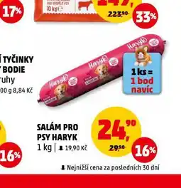 Penny Market Haryk salám pro psy nabídka