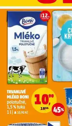 Penny Market Trvanlivé mléko 1,5% nabídka