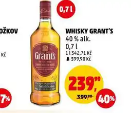 Penny Market Grant´s whisky nabídka