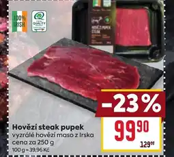 Billa Hovězí steak pupek nabídka