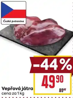 Billa Vepřová játra nabídka