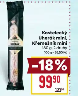 Billa Kostelecký Uherák mini, Křemešník mini nabídka