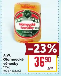Billa A.W. Olomoucké věnečky nabídka
