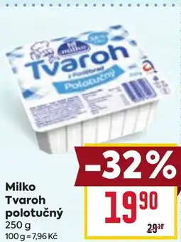 Billa Milko Tvaroh polotučný nabídka