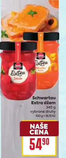 Billa Schwartau Extra džem nabídka