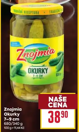 Billa Znojmia Okurky 7-9 cm nabídka