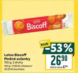 Billa Lotus Biscoff Plněné sušenky nabídka
