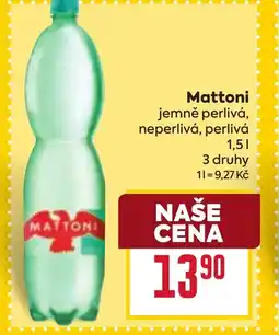 Billa Mattoni nabídka