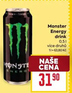 Billa Monster Energy drink nabídka