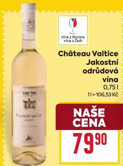 Billa Château valtice jakostní odrůdová vína nabídka