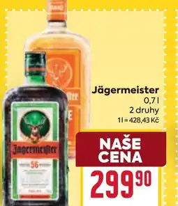 Billa Jägermeister nabídka