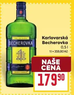 Billa Karlovarská Becherovka nabídka