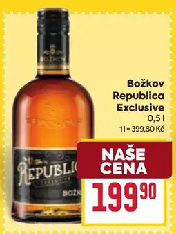 Billa Božkov Republica Exclusive nabídka