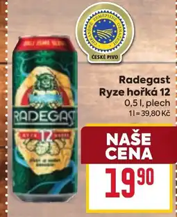 Billa Radegast Ryze hořká 12 nabídka