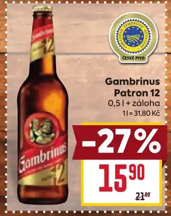 Billa Gambrinus Patron 12 nabídka