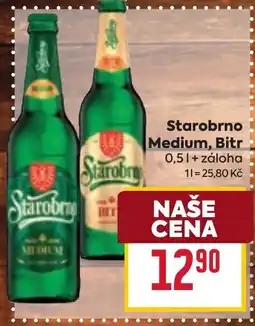Billa Starobrno Medium, Bitr nabídka