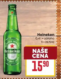 Billa Heineken nabídka