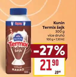 Billa Kunín Termix šejk nabídka