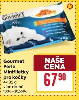 Billa Gourmet Perle Minifiletky pro kočky nabídka
