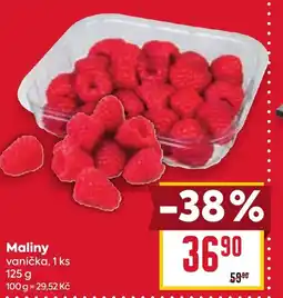 Billa Maliny vanička nabídka