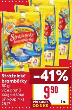 Billa Strážnické brambůrky nabídka