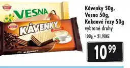 Qanto Kávenky, Vesna , Kakaové řezy nabídka