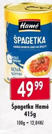 Qanto Špagetka Hamé nabídka
