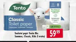 Qanto Toaletní papír Tento 8ks Summer, Classic, Kids 3 vrstvý nabídka