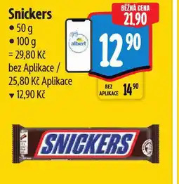 Albert Snickers nabídka