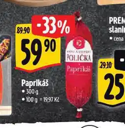 Albert Paprikáš nabídka