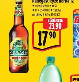 Albert Pivo radegast ryze hořká 12 nabídka