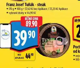 Albert Franz josef tuňák - steak nabídka