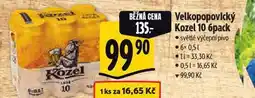 Albert Pivo velkopopovický kozel 10 nabídka