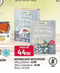 Terno Nomina bezlepková kaše nabídka