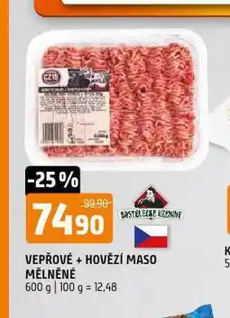 Terno Vepřové + hovězí maso mělněné nabídka