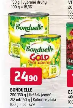 Terno Bonduelle hrášek nabídka