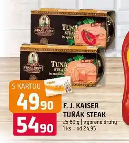 Terno Franz josef tuňák steak nabídka