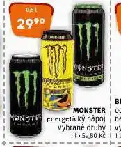 Terno Monster energy drink nabídka