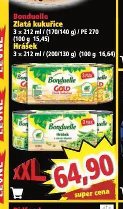 Norma Bonduelle zlatá kukuřice nabídka