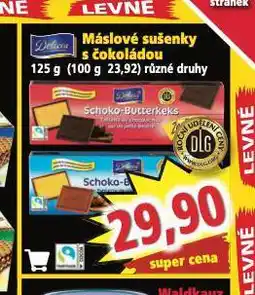 Norma Máslové sušenky s čokoládou nabídka