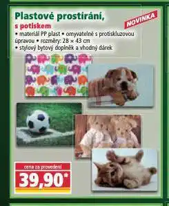 Plastové prostírání