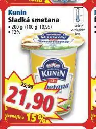 Norma Kunín smetana nabídka