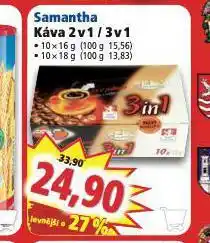 Norma Samantha káva nabídka
