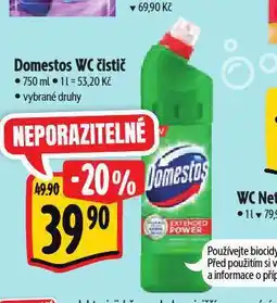 Albert Domestos wc čistič nabídka